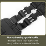 Tactical Dog Harness Vest Oxford Fabric for Large Dogs - GreenFur