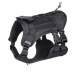 Tactical Dog Harness Vest Oxford Fabric for Large Dogs - GreenFur