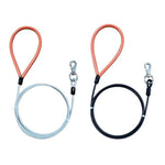 Tangle - Free Durable Anti - Chew Steel Wire Leash for Dogs - 4.76mm Width - GreenFur