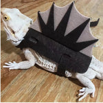 TEC Bearded Dragon Dinosaur Costume Outfit Felt Apparel Harness for Lizards - GreenFur