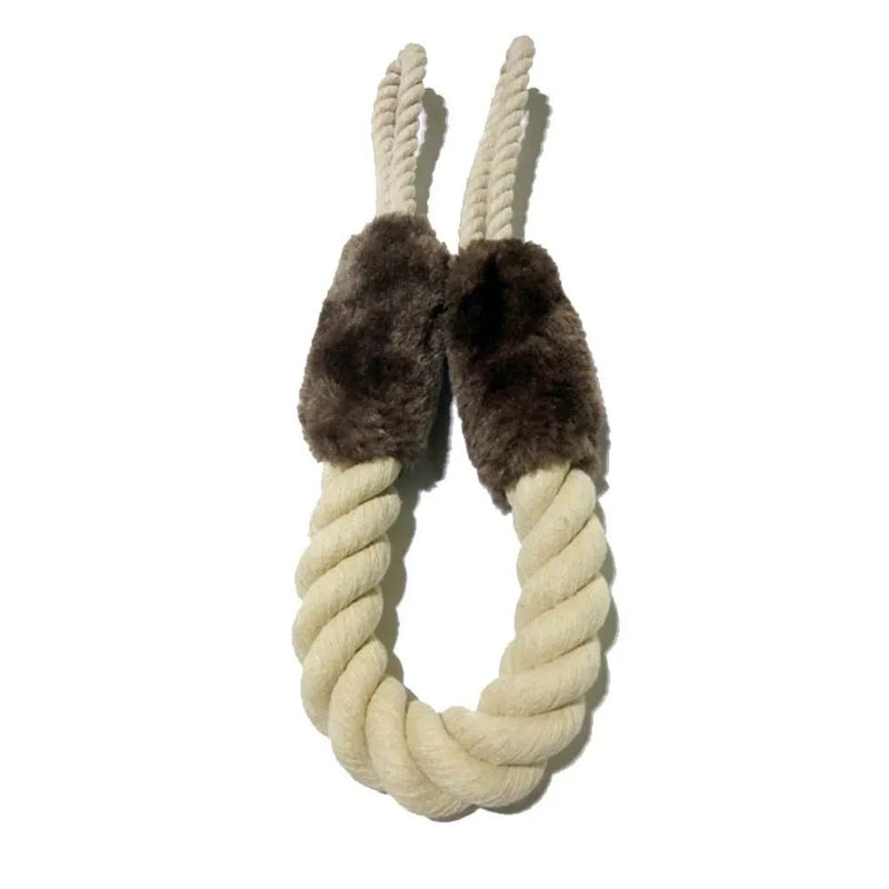 Thick Cotton Rope Dog Chew Toy Door Handles Rope Stopper - GreenFur