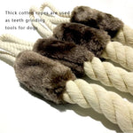 Thick Cotton Rope Dog Chew Toy Door Handles Rope Stopper - GreenFur
