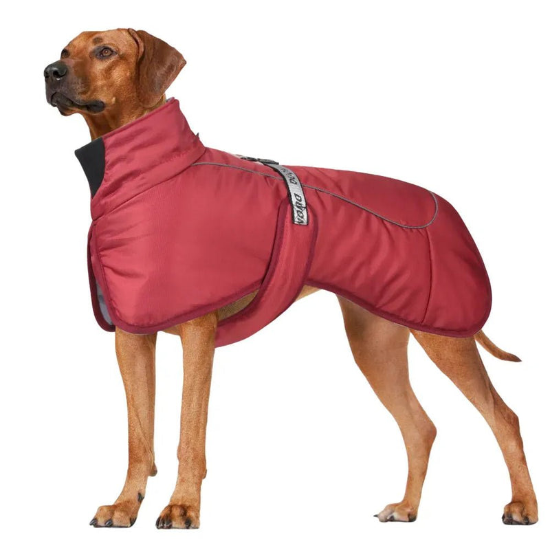 Thick Warm Reflective Dog Jacket for Large Breeds - GreenFur