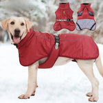 Thick Warm Reflective Dog Jacket for Large Breeds - GreenFur