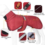Thick Warm Reflective Dog Jacket for Large Breeds - GreenFur