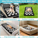 Thickened Checkered Pattern Polyester Fabric Car Seat Pet Mat - GreenFur