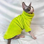 Thickened Double - Sided Fleece Clothing for Hairless Cats - GreenFur