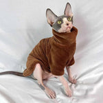 Thickened Double - Sided Fleece Clothing for Hairless Cats - GreenFur
