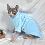 Thickened Double - Sided Fleece Clothing for Hairless Cats - GreenFur