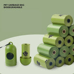 Thickened Portable Biodegradable Pet Trash Bag Cat Dog Poop Bags - GreenFur