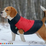 Thickened Warm Cotton Vest for Pets Waterproof Adjustable Jacket - GreenFur
