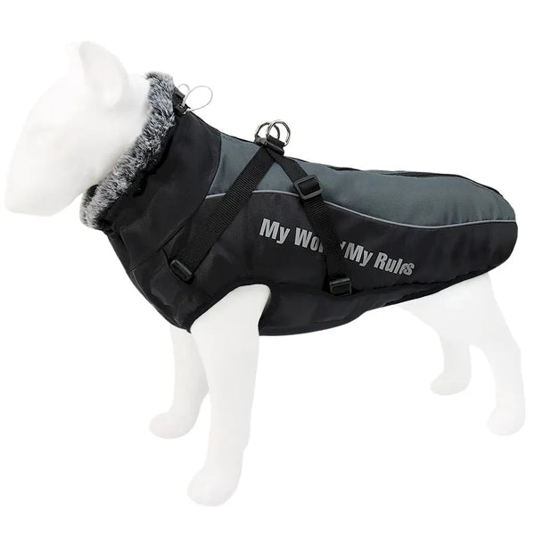 Thickened Winter Dog Jacket for Large Breeds - GreenFur