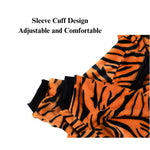 Tiger Pattern Warm Hoodie for Large Dogs - GreenFur