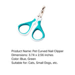 Tilt Blade Stainless Steel Cat Nail Clippers - GreenFur