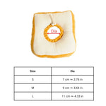 Toast Shape Cute Recovery Collar Cat Elizabethan Collar - GreenFur
