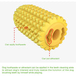 Toothbrush Clean Teeth Interactive Corn TPR Dog Chew Toys - GreenFur