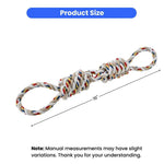 Tough Twisted Dog Chew Rope Toy for Medium Large Dogs - GreenFur