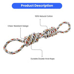Tough Twisted Dog Chew Rope Toy for Medium Large Dogs - GreenFur