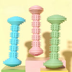 TPR Chew Toy Dog Dental Stick Safe Bone Shape Pet Teething Toy - GreenFur
