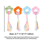 TPR Ring Braided Rope Dog Toy Durable Pet Chew Toy for Tug and Fetch - GreenFur