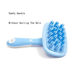 TPR Soft Dog Bath and Grooming Brush with ABS Handle - GreenFur