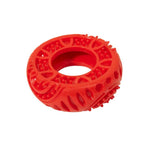 TPR Tire Dog Chew Toy Durable Interactive Training and Teeth Cleaning Toy - GreenFur