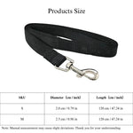 Traditional Style Nylon Dog Leash with Bolt Snap for All Sizes - GreenFur