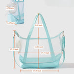 Transparent Nylon Mesh Foldable Pet Carrier Bag - GreenFur