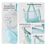 Transparent Nylon Mesh Foldable Pet Carrier Bag - GreenFur