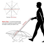 Transparent Pet Umbrella Dog Rain Umbrella with Leash for Walking - GreenFur