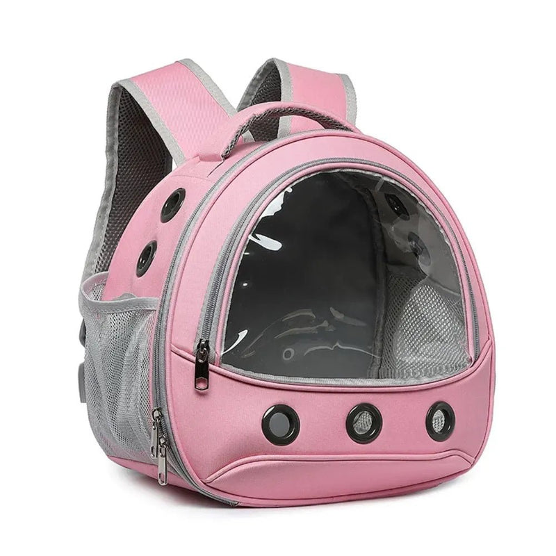 Transparent Portable Parrot Hamster and Rabbit Backpack - GreenFur