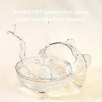 Transparent Small Pet Bath for Hamster Dwarf Hamster Chinchilla and Small Rodents - GreenFur