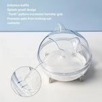 Transparent Small Pet Bath for Hamster Dwarf Hamster Chinchilla and Small Rodents - GreenFur