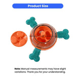 Treat Dispending Dog Toy with Chewable Rubber Bones Slow Feeder - GreenFur