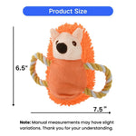 Tug of War Dog Plush Toy with Pull Rope - GreenFur
