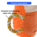Tug of War Dog Plush Toy with Pull Rope - GreenFur