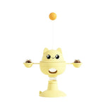 Tumbler Suction Cup Interactive PP Tower Track Ball Cat Toy - GreenFur