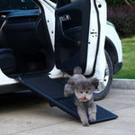 Two - Fold Portable Anti - slip Stair Pet Ramp for Dogs - GreenFur