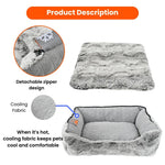Two in One Cooling and Self Heating Pet Bed - GreenFur