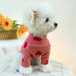 Two - Legged Pet Shirt for Dogs and Cats with Heart Design - GreenFur