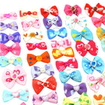 Unique Valentine's Day Pet Hair Bands Cute Puppy Hair Ties - GreenFur