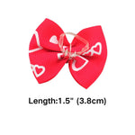 Unique Valentine's Day Pet Hair Bands Cute Puppy Hair Ties - GreenFur
