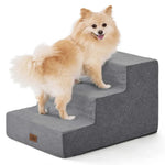 US Local Stock 3 - Step Foam Dog Stairs for Small and Medium Pets, US Warehouse Free Shipping - GreenFur
