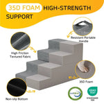 US Local Stock 3 - Step Foam Dog Stairs for Small and Medium Pets, US Warehouse Free Shipping - GreenFur