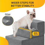 US Local Stock 5 Step Foam Dog Stairs for Small and Medium Pets, US Warehouse Free Shipping - GreenFur