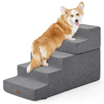 US Local Stock 5 Step Foam Dog Stairs for Small and Medium Pets, US Warehouse Free Shipping - GreenFur