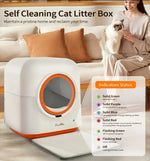 US Local Stock Automatic Self - Cleaning Cat Litter Box with APP Control, US Warehouse Free Shipping - GreenFur