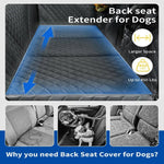 US Local Stock Extender Dog Car Seat Cover for Back Seat, US Warehouse Free Shipping - GreenFur