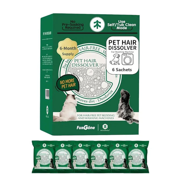 US Local Stock Pet Hair Dissolver Kit 6 Sachets US Version, US Warehouse Free Shipping - GreenFur