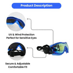 UV Protection Windproof Goggles for Dogs Sunglasses for Pets - GreenFur